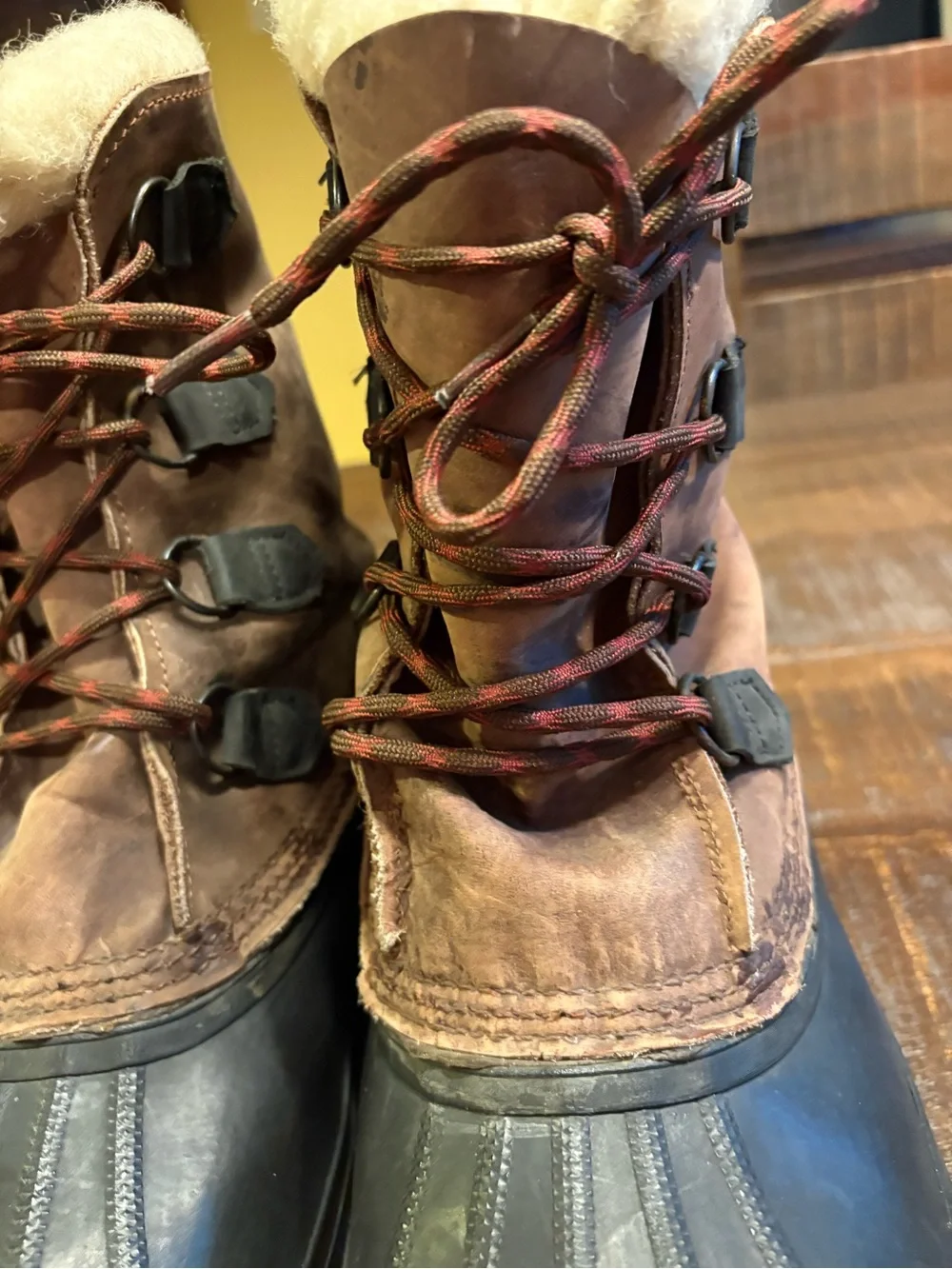 Men’s Sorel Brown and Black Snow Boots size 13